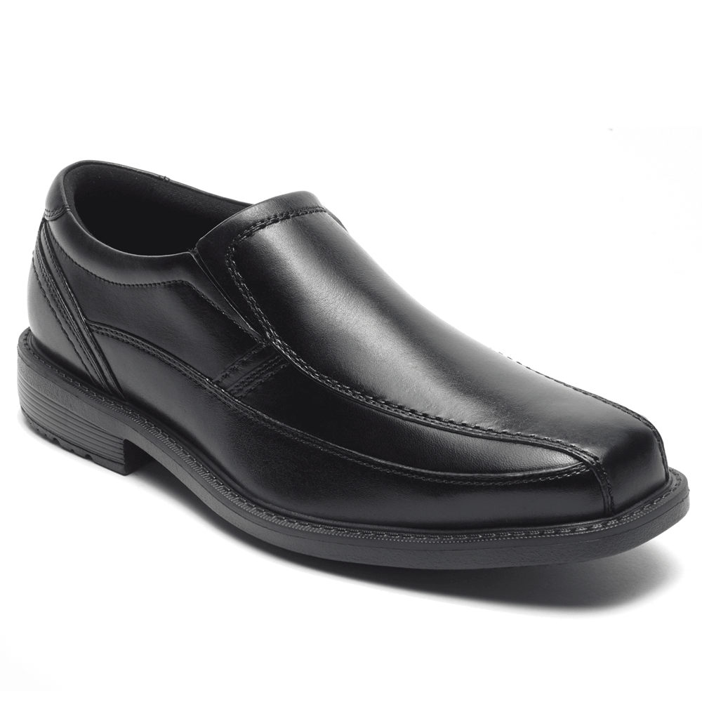 Rockport Singapore Mens Slip-On - Style Leader 2 Bike Toe Black - SK6239751